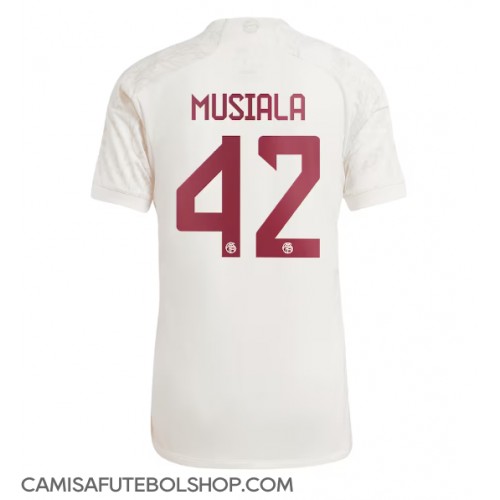 Camisa de time de futebol Bayern Munich Jamal Musiala #42 Replicas 3º Equipamento 2023-24 Manga Curta